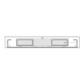 Front Housing - 140175285018 Cover display obsidian [Electrolux Aeg]